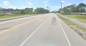 Screenshot of Google Maps image of Greenview Shores Blvd in Wellington